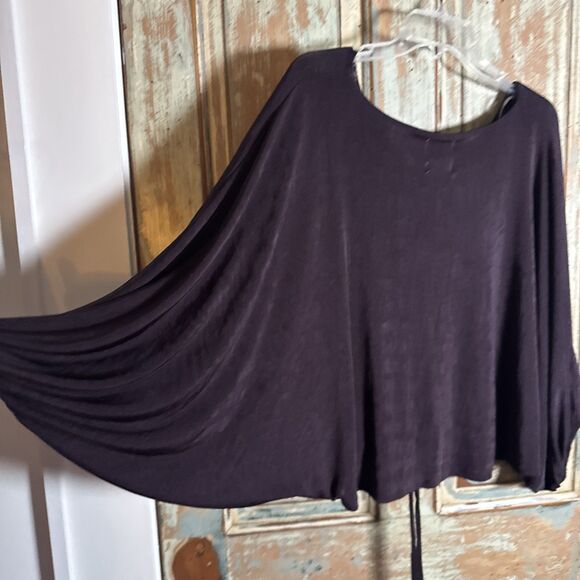 Haute Project Los Angeles L Deep Brown Drawstring NWT Super Voluminous Sleeves - Picture 8 of 10